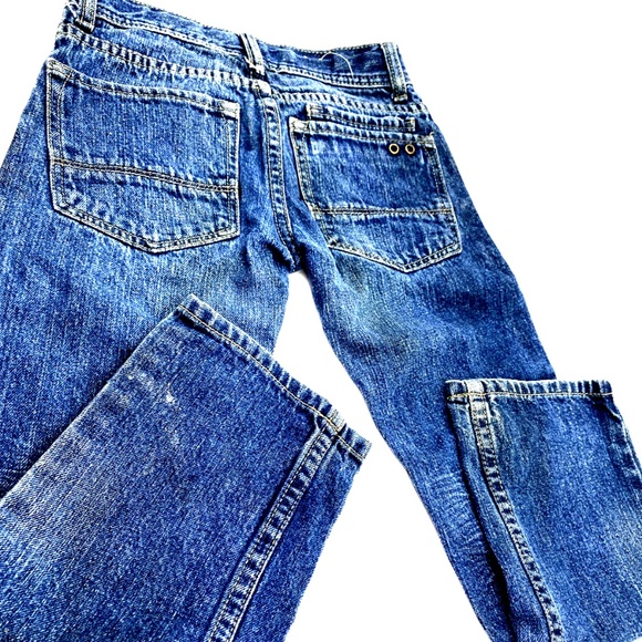 Boys Jeans Pants Size 8 Up Roar Slim Adjustable Waist Button Denim Blue Children - Picture 5 of 6